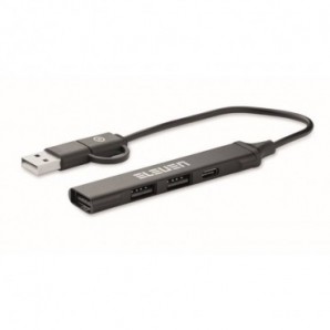 Hub USB de 4 puertos 19 cm