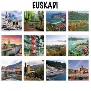 Calendario 2024 espiral mensual 7h Euskadi - vista 2