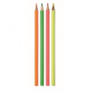 4 lápices de colores en caja - vista 2