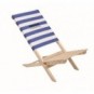 Silla de playa plegable baja