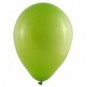 Pack globos 25 cm + varillas + inflador eléctrico Verde pistacho
