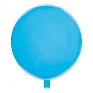 Globos gigantes personalizados 90 cm de diámetro Azul celeste