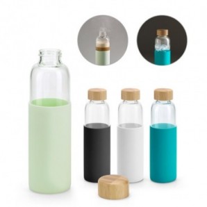 Botella de vidrio con funda de silicona 600 ml - vista 3