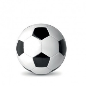 Balón de fútbol fabricado en pvc Blanco y negro