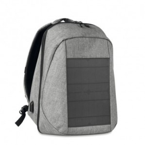 Mochila con cargador solar incorporado