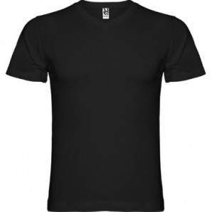 Camiseta Samoyedo 155 manga corta pico color Negro