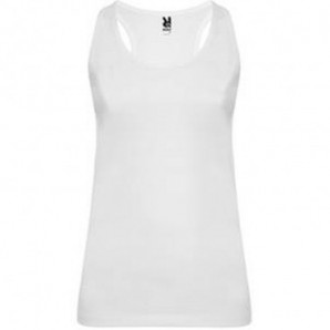 Camiseta Brenda entallada con sisas blanca