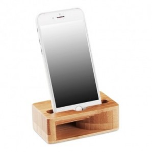 Soporte para smartphone con efecto amplificador