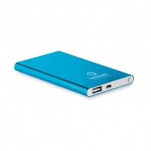 Powerbank plano 4000 mAh en aluminio