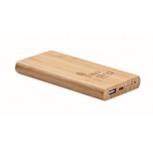 Power bank de bambú 6000 mAh