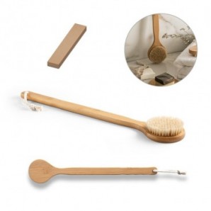 Cepillo de baño de bambú