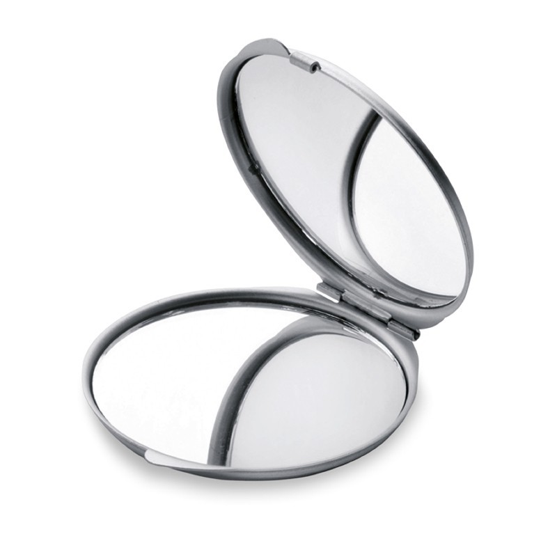 Espejo de aluminio con funda terciopelo