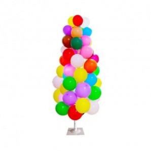 Árbol expositor para globos con base metálica