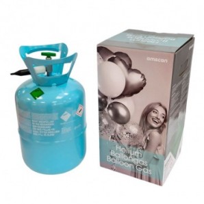 Botella de helio desechable 0,19 m³ para 23 globos