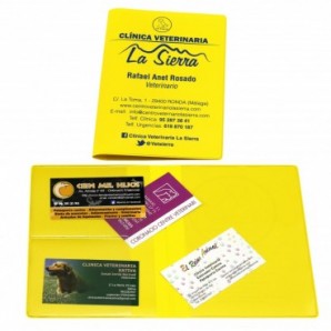 Funda veterinaria 2 bolsillos 2 tarjet. 177x263 mm