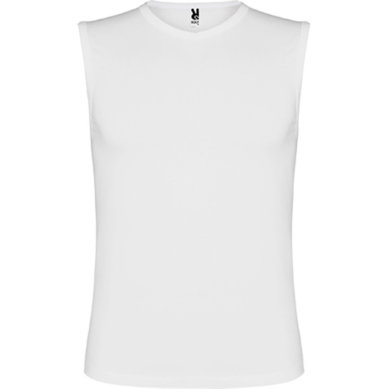 Camiseta Cawley 175 tirantes ajustada pico blanca Blanco