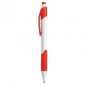 Bolígrafo de plástico Deck Rojo