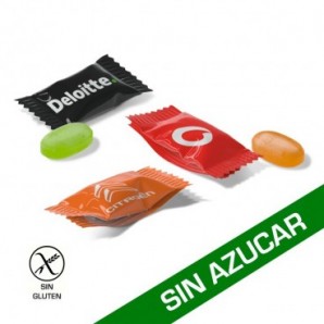 Caramelos personalizados Sobre sin azucar