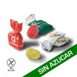 Caramelos personalizados pañuelo sin azucar