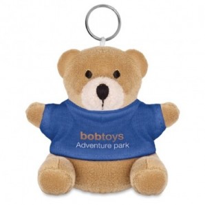Llavero osito de peluche con camiseta