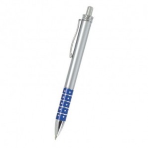 Bolígrafo de RPET con pulsador de color Hevian