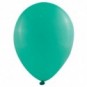 Pack globos de 28 cm + varillas + inflador manual Esmeralda