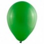 Pack globos de 28 cm + varillas + inflador manual Verde