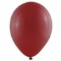 Pack globos 28 cm + varillas + inflador eléctrico Burdeos