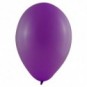 Pack globos 28 cm + varillas + inflador eléctrico Violeta