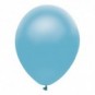Pack globos metalizados 27 +varillas +inflador el. Azul celeste