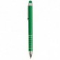 Bolígrafo de aluminio Exon con puntero Verde