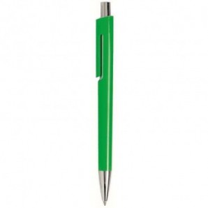 Bolígrafo de plástico Alpha Verde