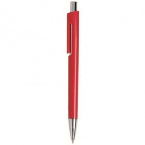 Bolígrafo de plástico Alpha Rojo