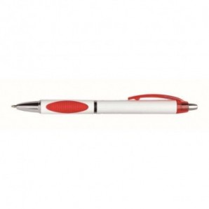 Bolígrafo de plástico Brico Rojo