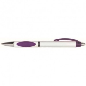 Bolígrafo de plástico Brico Violeta