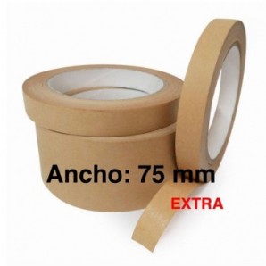 Precinto de papel Kraft Extra Hot Melt 75 mm.