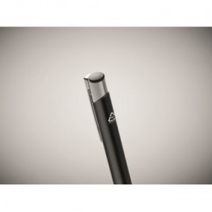 Bolígrafo con pulsador aluminio reciclado - vista 2
