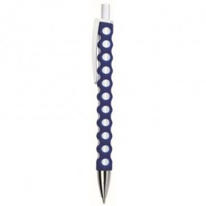 Bolígrafo de plástico Spoty Azul