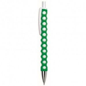 Bolígrafo de plástico Spoty Verde