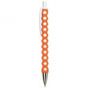 Bolígrafo de plástico Spoty Naranja