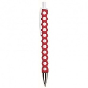 Bolígrafo de plástico Spoty Rojo