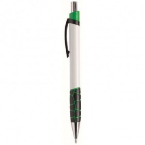Bolígrafo de plástico Vulcano Verde