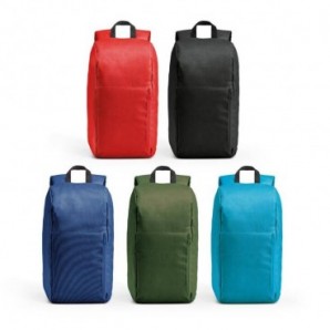 Mochila en poliéster con bolsillo exterior