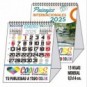 Calendario Mini 2025 espiral mensual 13h Paisajes