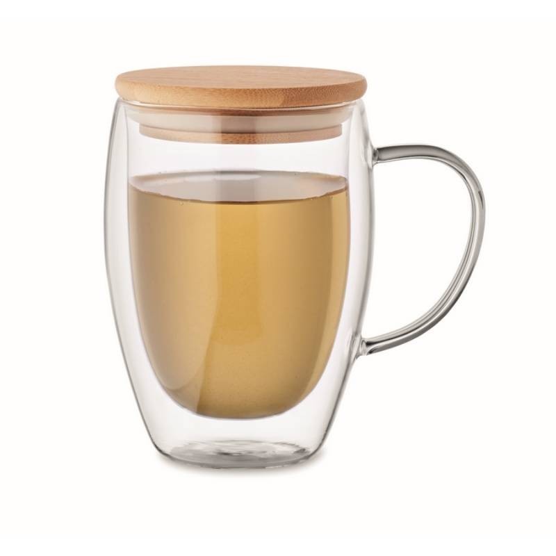 Taza borosilicato doble pared 300 ml