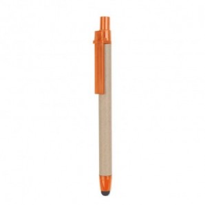 Bolígrafo de cartón con puntero Naranja