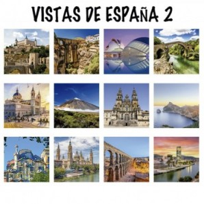 Calendario 2025 espiral mensual 7h Vistas España 2 - vista 2