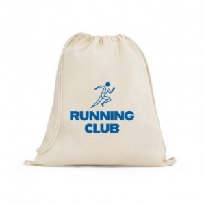 Bolsa tipo mochila 100% algodón (140 g/m²)