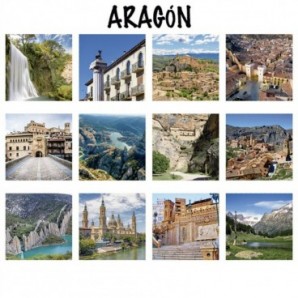 Calendario 2025 espiral mensual 7h Aragón - vista 2