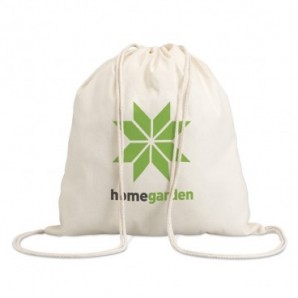 Mochila con cuerdas de algodón